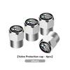 For Volkswagen b4For AMG Car Aluminum Alloy Tire Valve Stem Caps Decorative Tires Dustproof Accessories Benz CITAN VITO SPRINTER CLS SLK W202