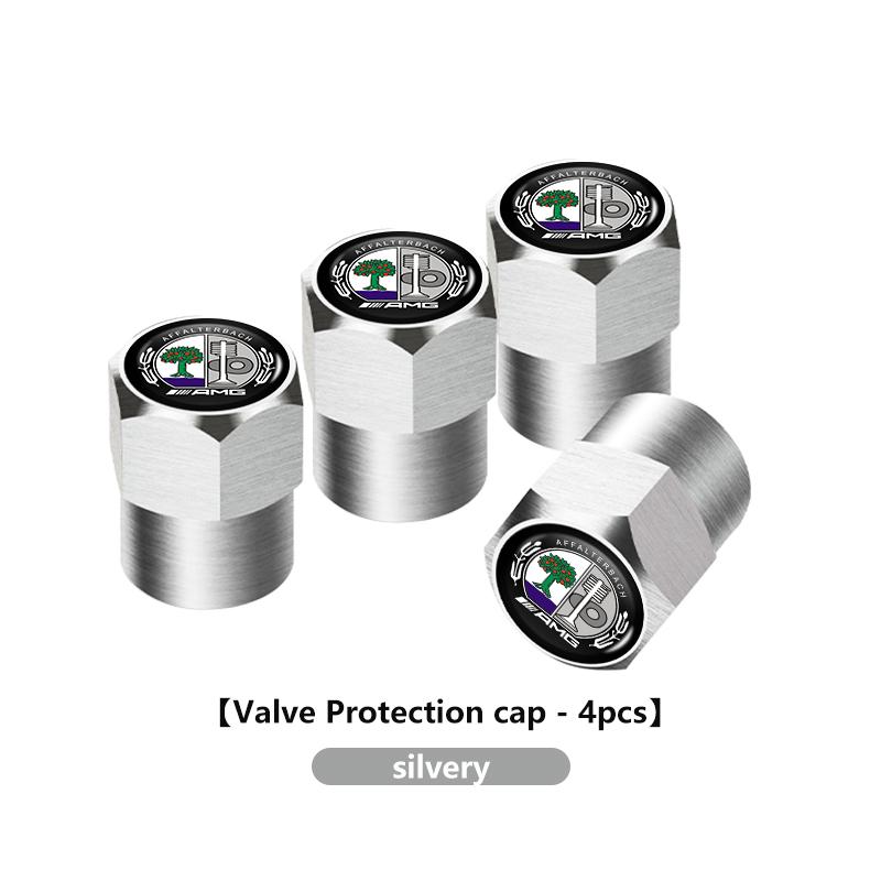 For Volkswagen b4For AMG Car Aluminum Alloy Tire Valve Stem Caps Decorative Tires Dustproof Accessories Benz CITAN VITO SPRINTER CLS SLK W202