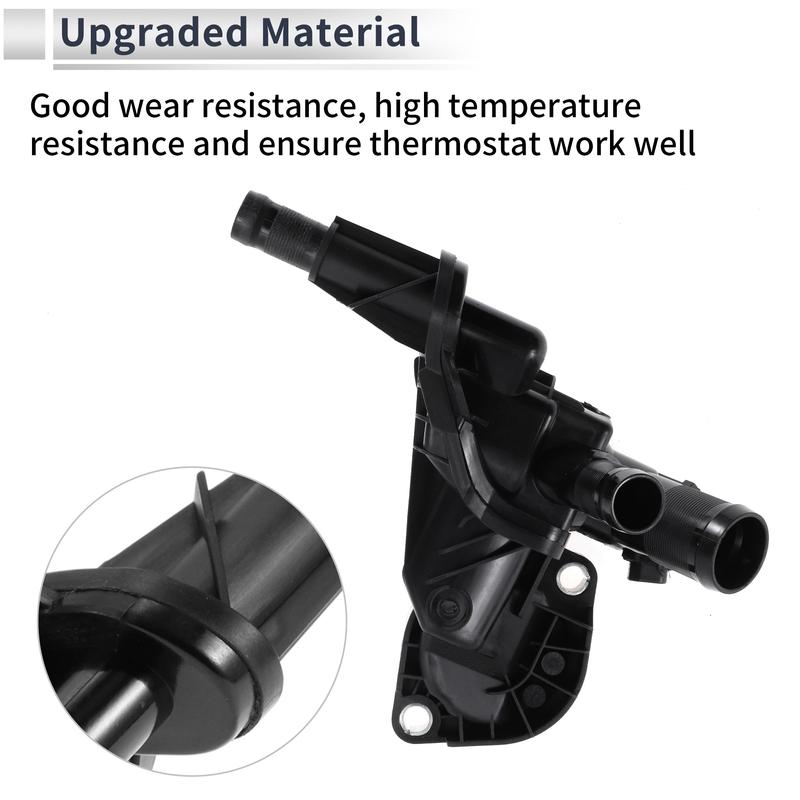 X Autohaux Engine Coolant Thermostat Housing Assembly for RENAULT CLIO IV 0.9 TCe 2018-