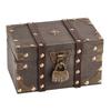 Jewelry Box for Women Girls Vintage Style Environmental Wooden Jewelry Box with Combination Lock