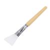 Face Mask Brush Silicone Head Non Slip Wooden Handle Mask Applicator Tool for Facial Wooden Handle