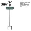 Decorative Flower Bed Edging Retro Bird Garden Stake, Metal Sign Rustic Aged Iron Lawn Stakes Yard Decoration with Stake for Bed, Durable Plant