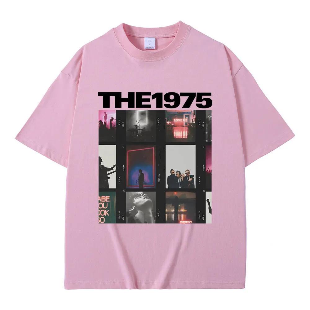 British Indie Alternative Rock Band The 1975 Graphic T-shirt Male Vintage Gothic T Shirts Men Women Tshirt Tops