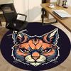 1pc Cat Whiskers Office Round Area Rug, Indoor Mat Suitable For Office, Under Office Chairs Bedroom Living Room Home Decor, Room Deco 046