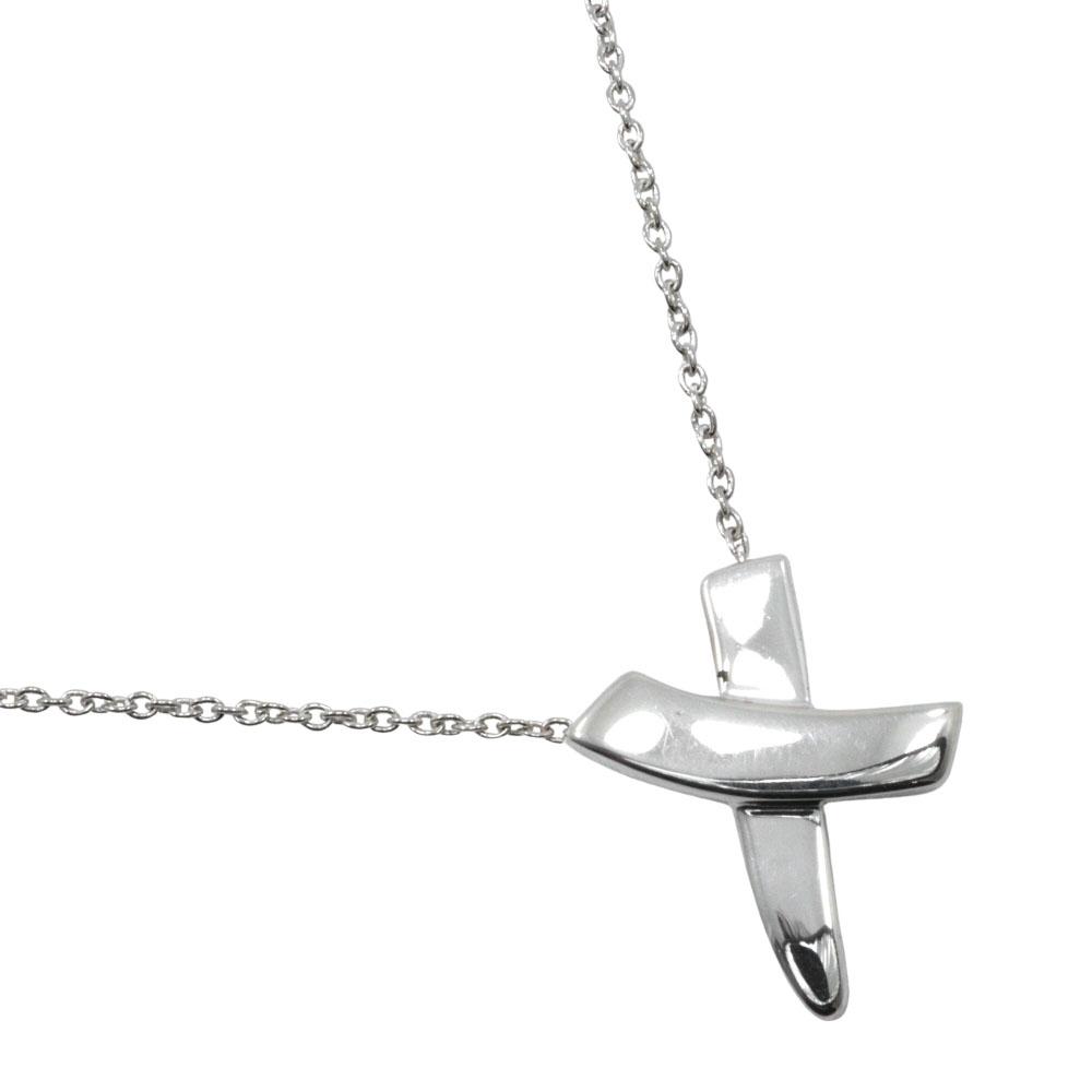 

TIFFANY&Co. kiss Necklace Paloma Picasso Silver925 3g Women Used