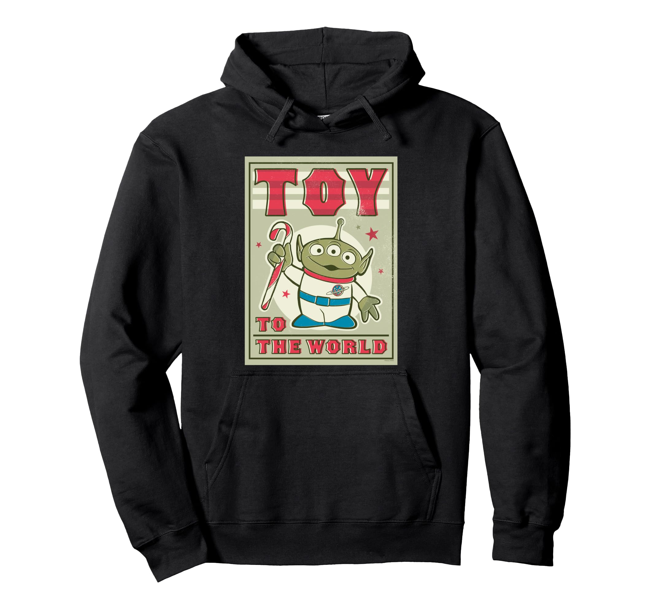 

Pixar Toy Story Alien Christmas Toy to the World Hoodie