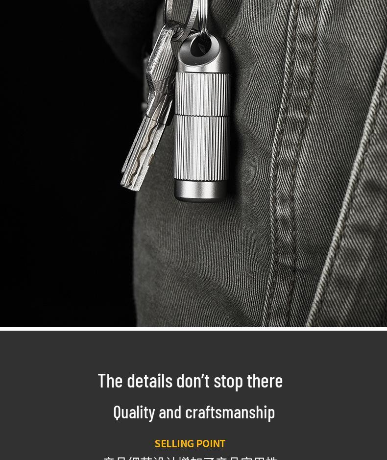 PioneerEDC Lightweight Titanium Sealed Capsule Multi-functional Outdoor Tool