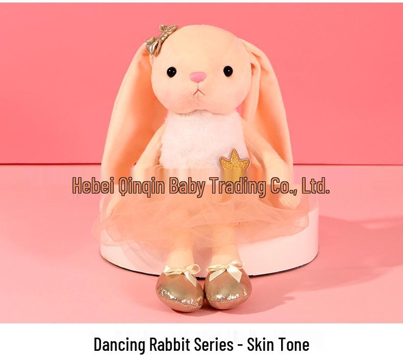 Cute Ballet Rabbit Plush Toy - Little Bunny Stuffed Animal Doll for Girls' Birthdays