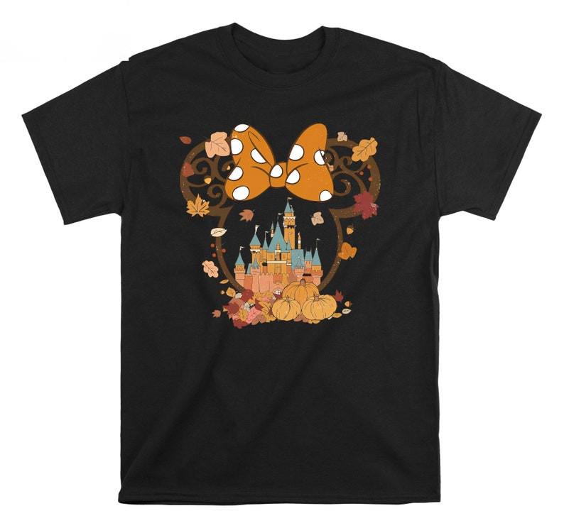 Minnie Mouse Head Black TShirt