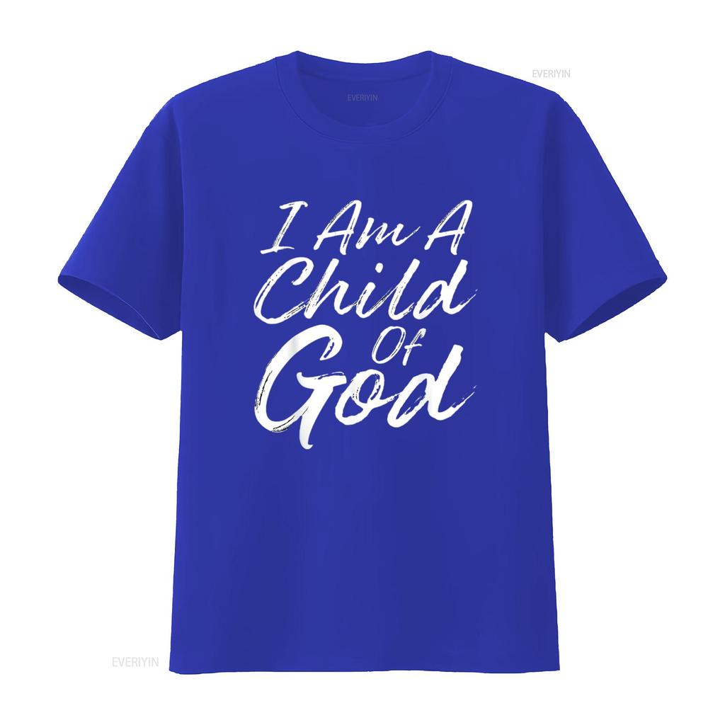 Womens I Am a Child Of God T Shirt Godly Christian Faith Black X Large vintage Washed fashion Stretched Comfortable Stylish