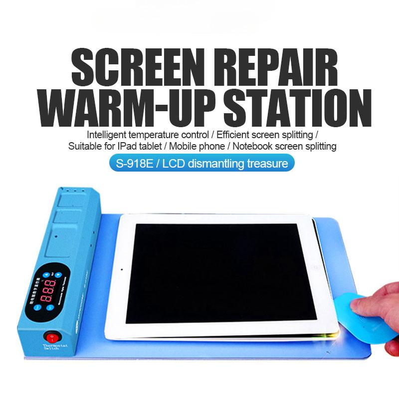 

350 Вт Высокая мощность S-918E ЖК-экран Отдельный ЖК-дисплей Демонтажный сокровище Нагревательная платформа Пад Инструмент для разделения