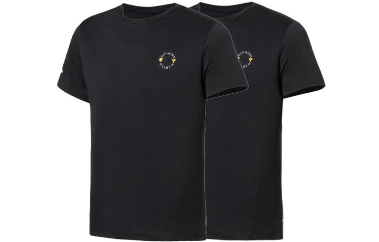 Men's Li-Ning Running Collection T-Shirts Men's Crew Neck Moderate Straight Fit