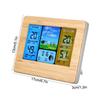 Bamboos Face Wireless Weather Station Weather Forecast Clock  Temperature Humidity Monitoring
