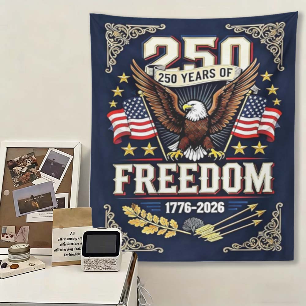 

America 250th Anniversary Theme Tapestry Wall Hanging for Bedroom Dorm 74x94cm(29x37in)