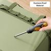 Foldable Tool Storage Box – Thickened Canvas Storage Bag with Hanging Pockets, Waterproof Base, and Steel Frame