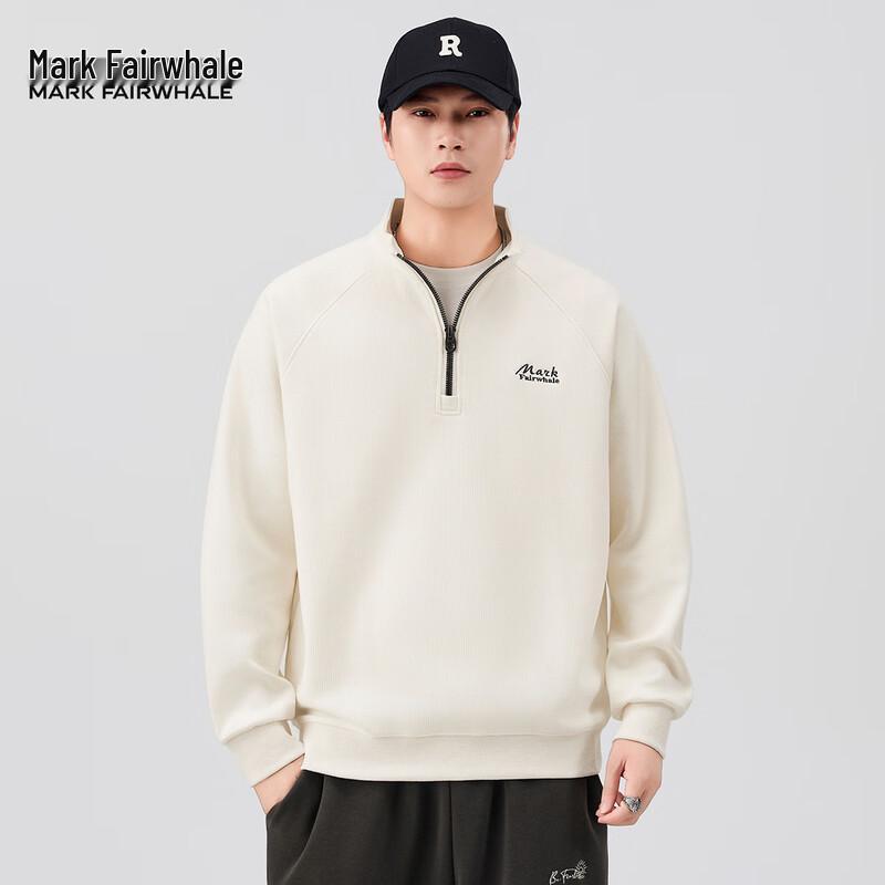 Mark Fairwhale Men's Embroidered Round-Neck Sweatshirt