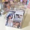 Acrylic Photocard Storage Box Transparent Small Card Storage Case  DIY
