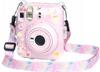 Siliconen hoesje + stickers + riempje voor FujiFilm Instax Mini 12 camera