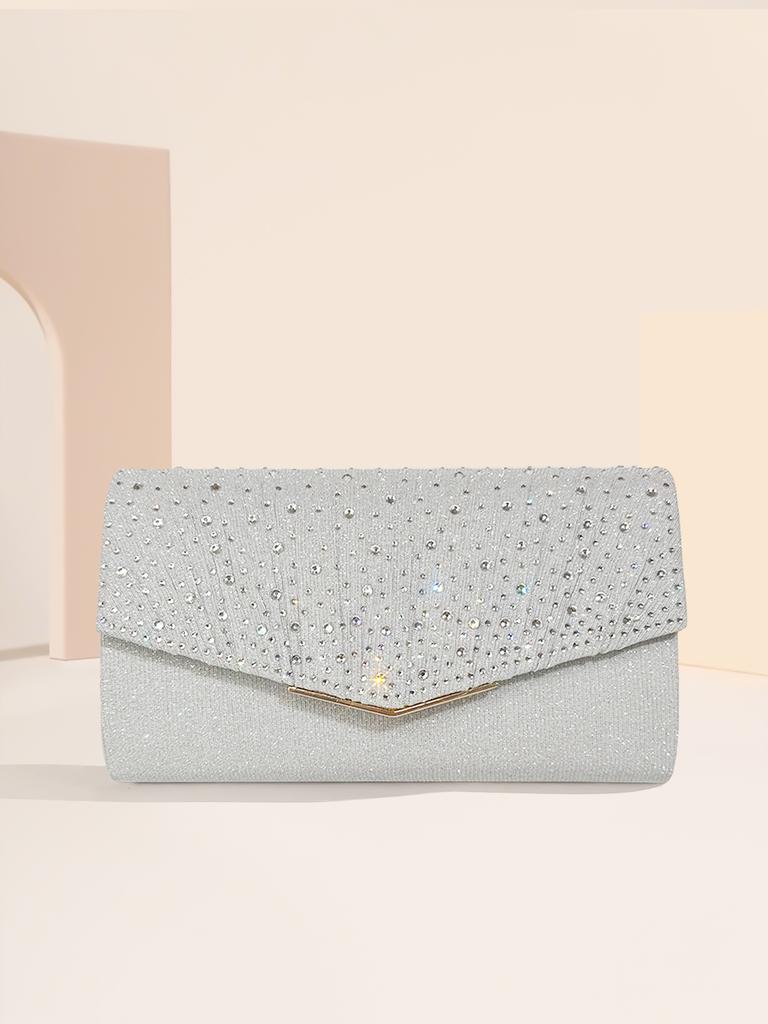 Rhinestones Clutch Bag - Suitable for Fashionable and Versatile Wearable and Durable Crystal Crossbody Bags
