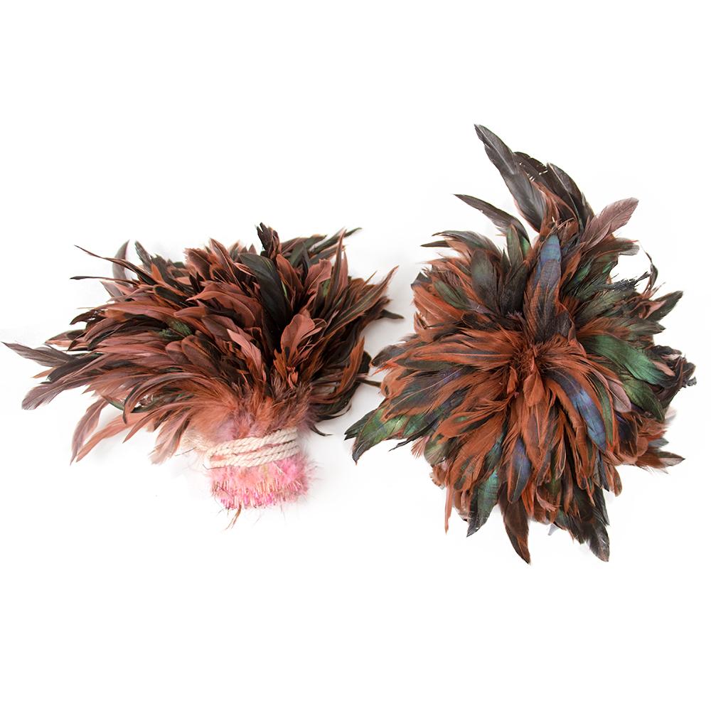 100Pcs Red Rooster Chicken Feathers Trims for Costume Party Clothimg Jewelry Making Natural Pheasant Tail 15-20 CM Multicolors