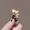 Brož Pin High-End Feminita Japonský a Korejský Retro Černé Kotě Odznak na Límec Doplňky Smysl pro Design Niche Ozdoba na Sako