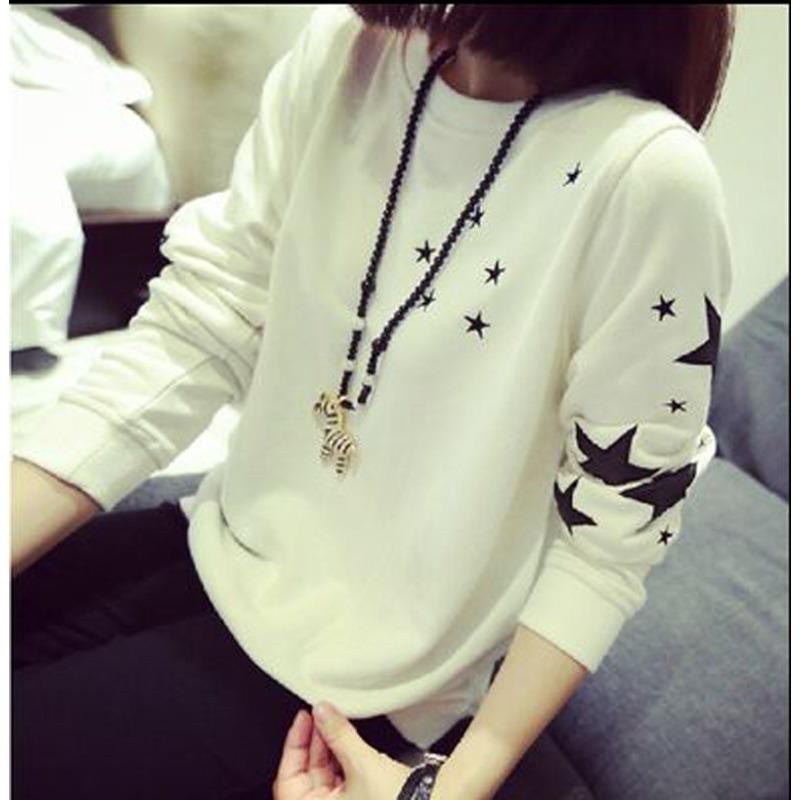 Autumn and Winter Women's Long-sleeved T-shirt Sweatshirt Women's Tops