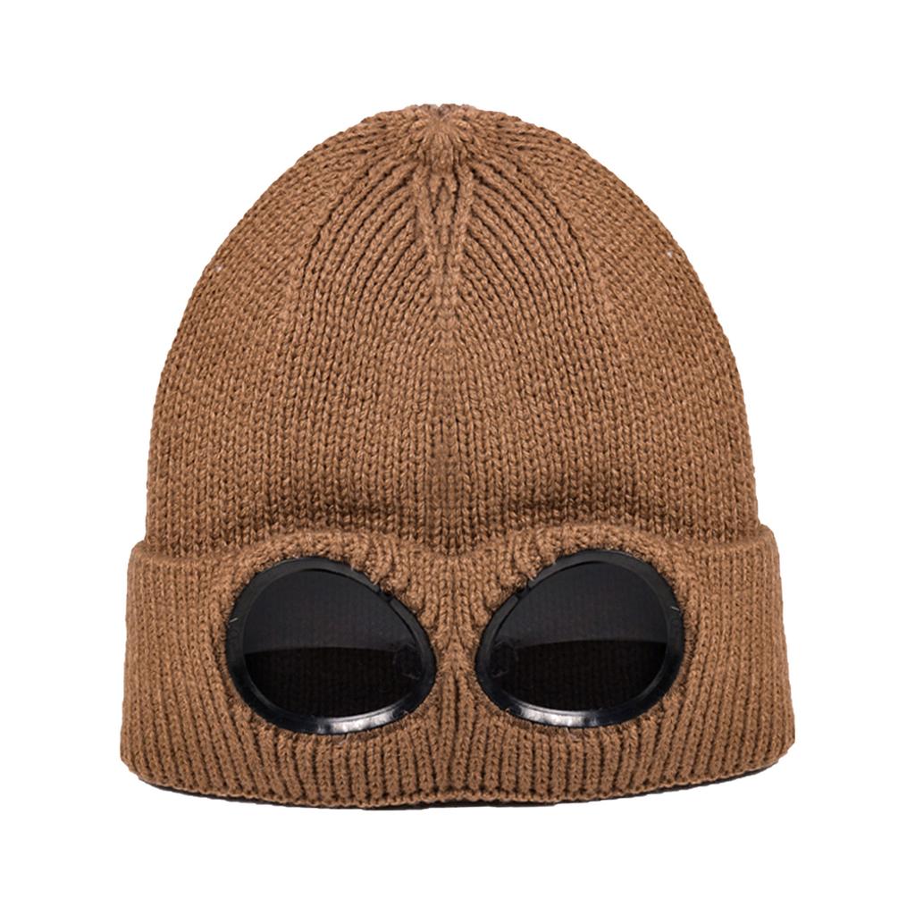 Men's and Women's Windshield and Cashmere Ski Hat Knitted Warm Woolen Hat