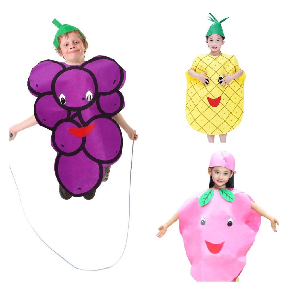 Six One Kids Fruit/vegetable/flower/fruit Performance Outfit