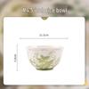 KANGMO Milk White 4.5-inch Ceramic Rice Bowls (6-pack)