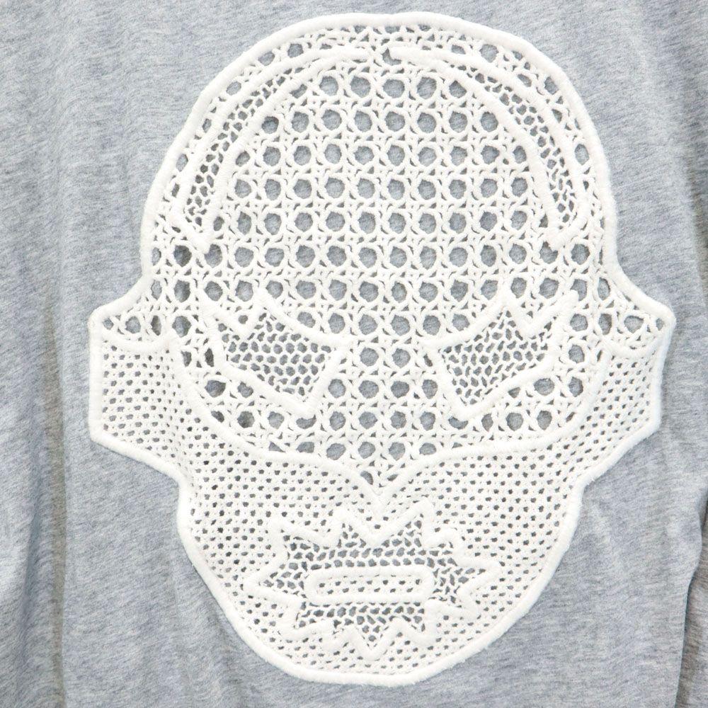 Stella Mccartney Short Sleeve With Lace T-shirt 36 Gray Women Used