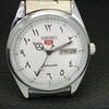 REFURBISHED SEIKO 5 AUTOMATIC 6309A VINTAGE JAPAN MENS WHITE WATCH a441275-9 Sk-a441275-1