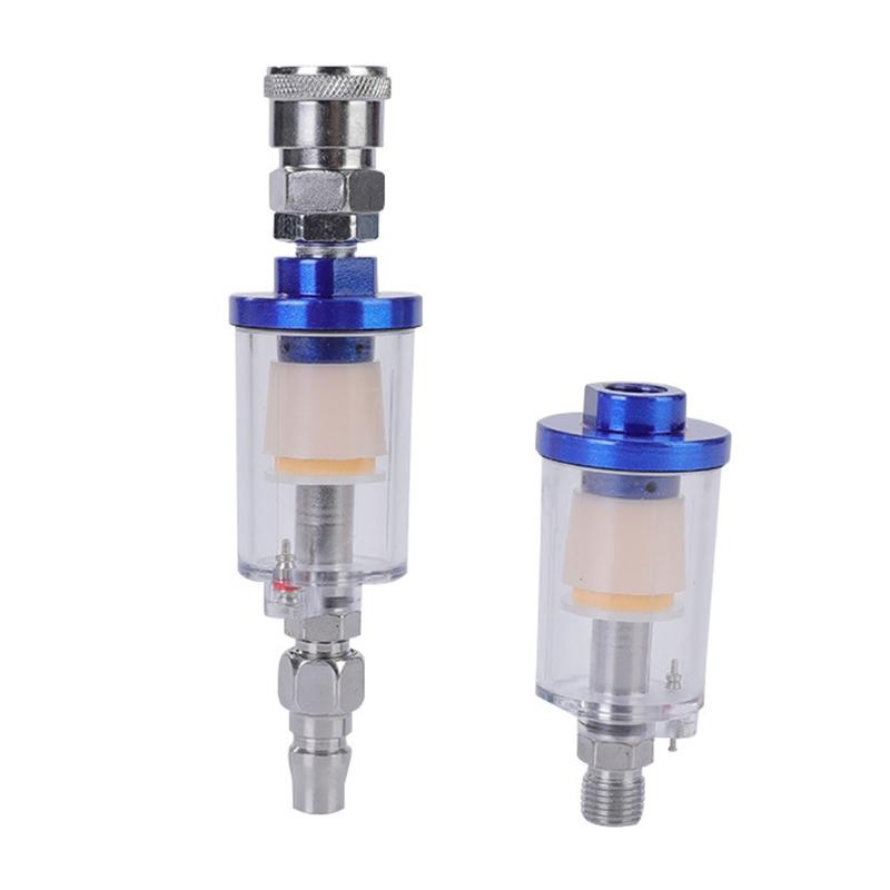 Water Oil Separator and Air Dryer for Compressors Feature 1/4 Inch NPT Inline Moisture Filter Sprayer Paint Applications