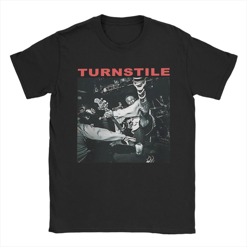 Turnstile American Hardcore Punk Band TShirt Summer 100 Cotton T Shirts For Unisex Fashion Printed Tee Shirt Short Sleeve Clothes