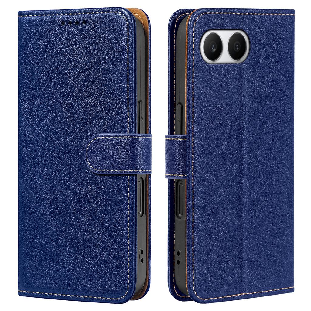 For OnePlus Nord 4 Case RFID Blocking Wallet Litchi Texture Leather Phone Cover Magnetic Clasp