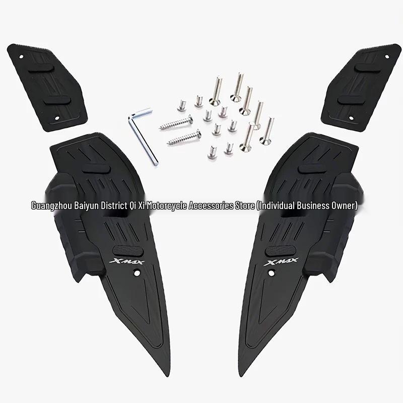 Aluminum Alloy Foot Pegs with Anti-Slip and Anti-Scratch Strips for Forza NSS350 Models 18-25
