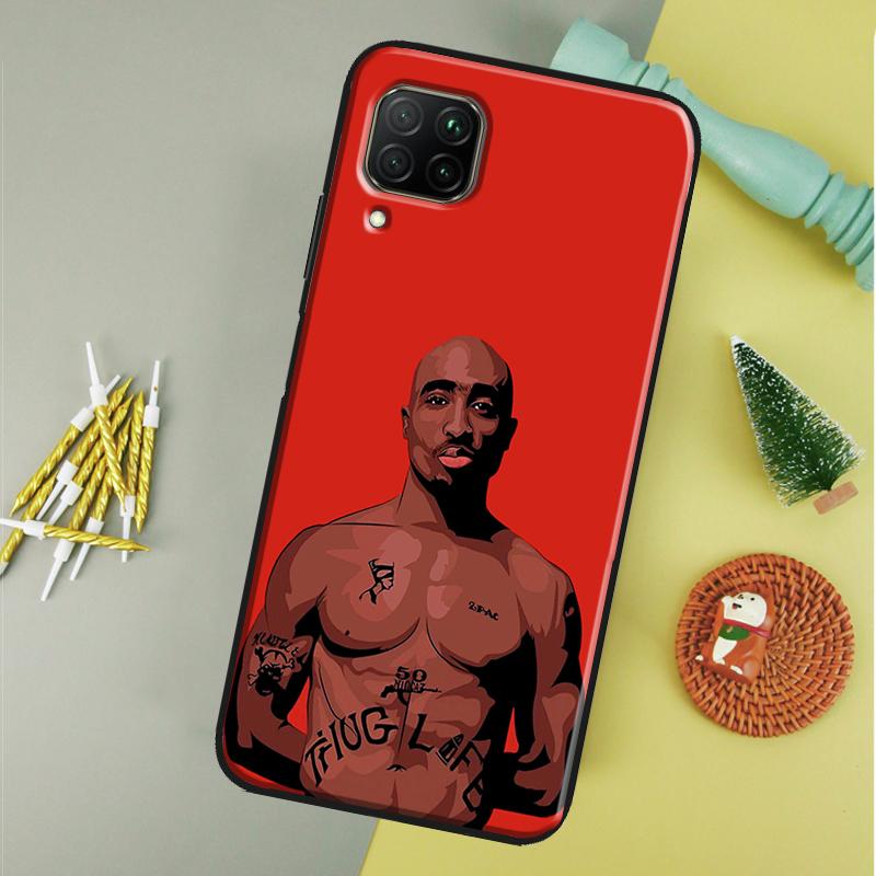 Rapper 2pac Singer Tupac For Huawei P60 Pro P30 P40 Lite Nova 10 9 SE 7i 8i 11i 12i 12s Y90 Y60 Y70 Y72 Y61 Y91 Case