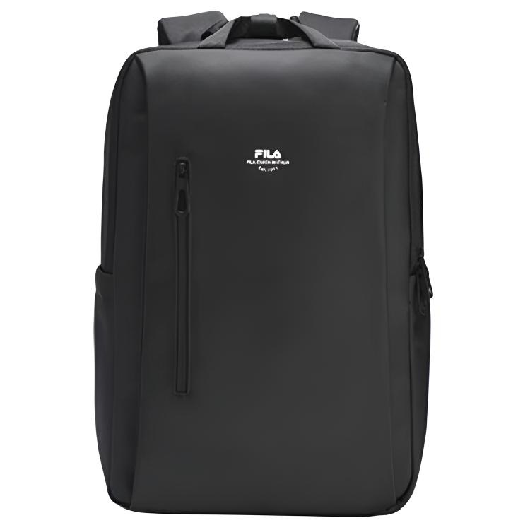 

FILA Classic Solid Color Printed Backpack Unisex backpack Black U2D230047 Black