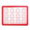 Christmas Silicone Baking Mat Oven Liner Ginger Man Christmas Tree and Snowflake for Christmas Baking Kitchen Supplies