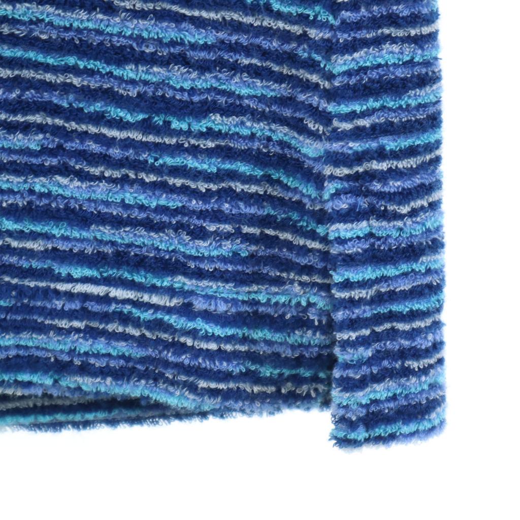 Missoni 90s Made In Japan Old Border Pattern Long Sleeve High Neck Pile Fabric Sweater Women Used