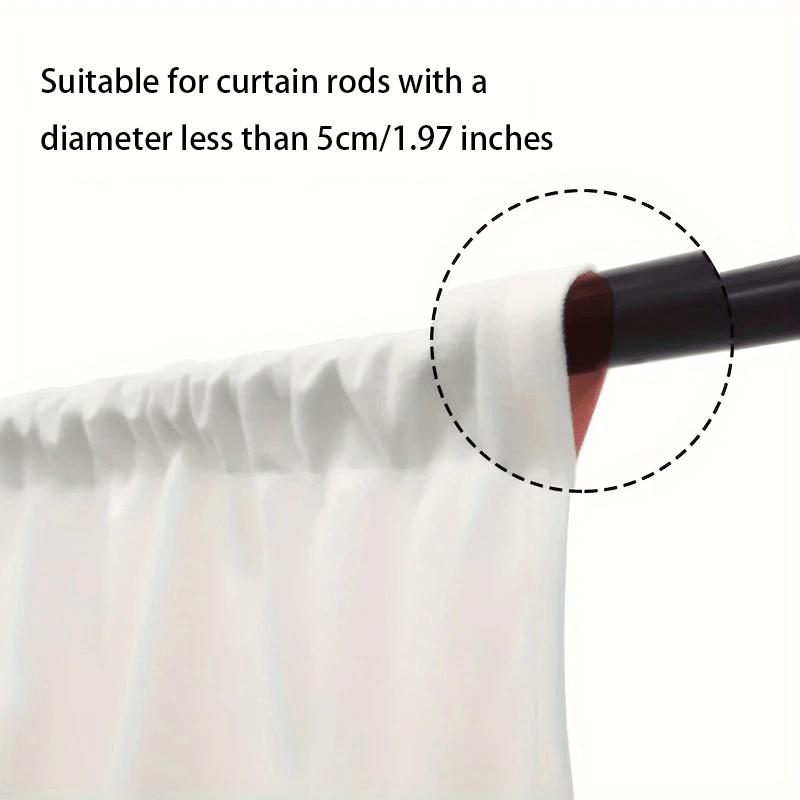 2 Pcs Elegant White Floral Blackout Curtains – for Living Room Bedroom Dining Room   Adding Natural Beauty & Cozy Ambiance