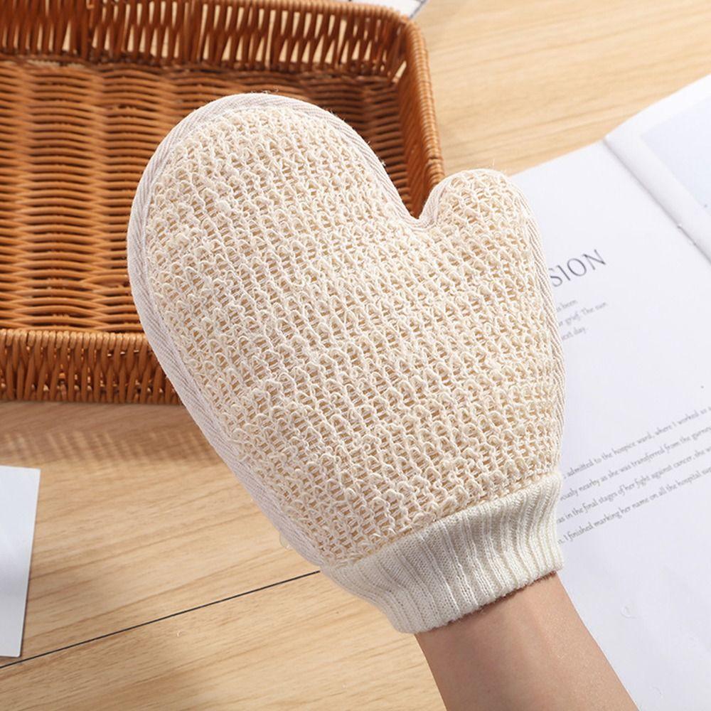 New Cleaning Mud Bathing Gloves Simplicity Durable Back Rubbing Gloves Fine Bath Wiping Bathroom