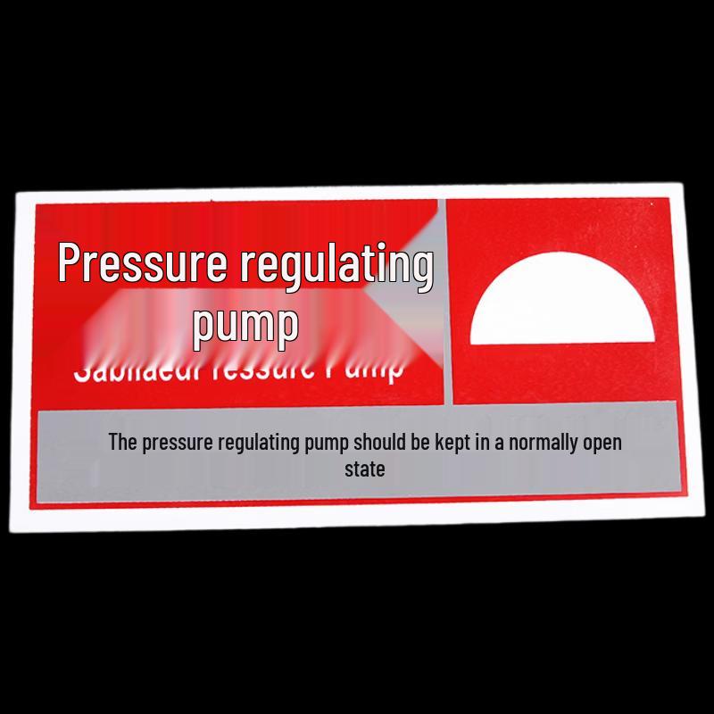 Adhesive  No Blocking  Warning Sign