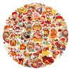 55 Cartoon God of Wealth Cai Shen Ye Stickers for Scrapbooking, DIY Décor, Laptops & Phones.