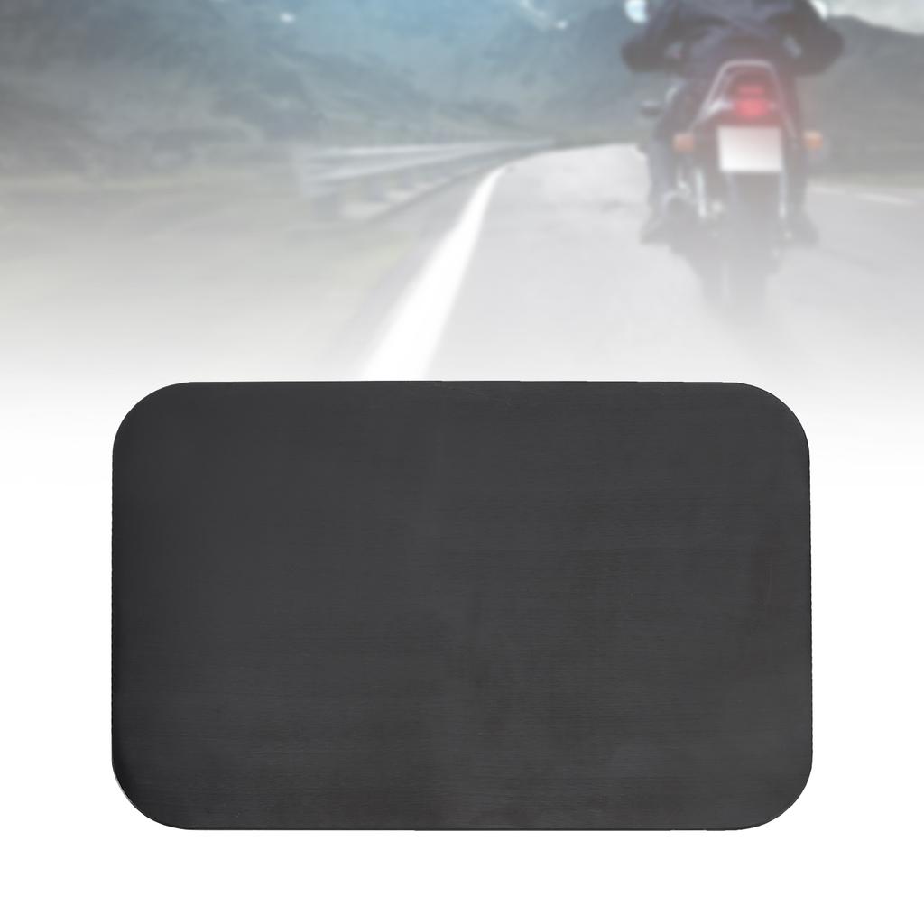 Quadrilateral Blank Aluminum Alloy License Plate DIY Universal fit for Motorcycle