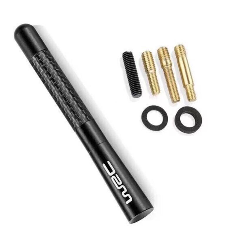 12cm Car Antenna Carbon Fiber Radio Short Antenna Metal Aluminum Receiving Antenna Suitable for Ford Fiesta Ford Focus 2 3