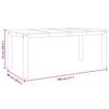 Dining Table PANAMA 180x90x75 cm Solid Pine Wood