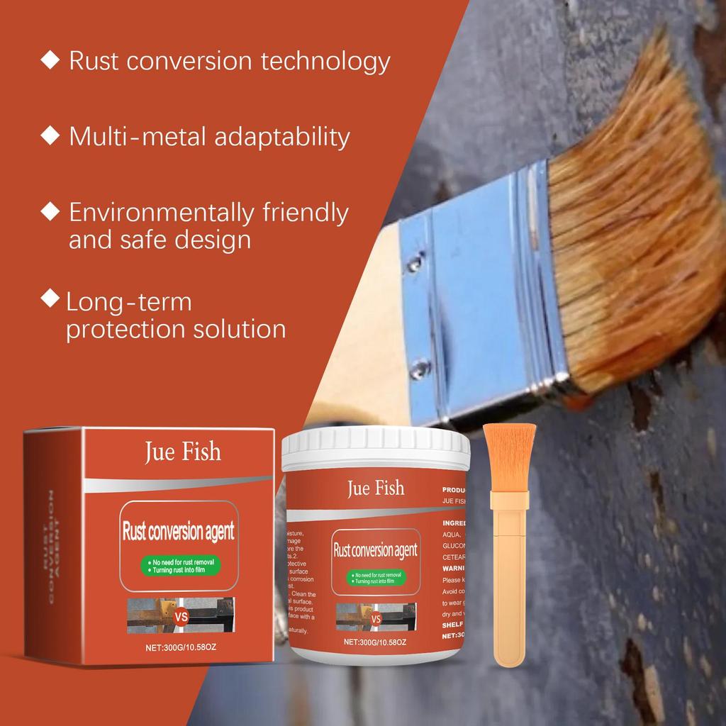 Jue-Fish Multi-Purpose Rust Preventive Paint Kit Metal Rust Preventive Paint Anti-corrosive Rust Free Paint Heater Renovation Paint