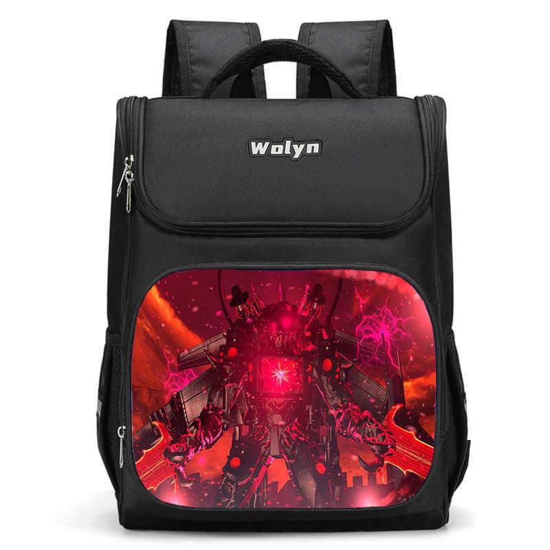 Trendy Oxford Cloth Backpack For Elementary School Students Large Capacity Design