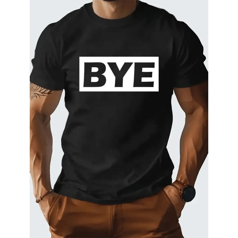 European Size Men'S Trendy Print T-Shirt for Summer with Short Sleeves