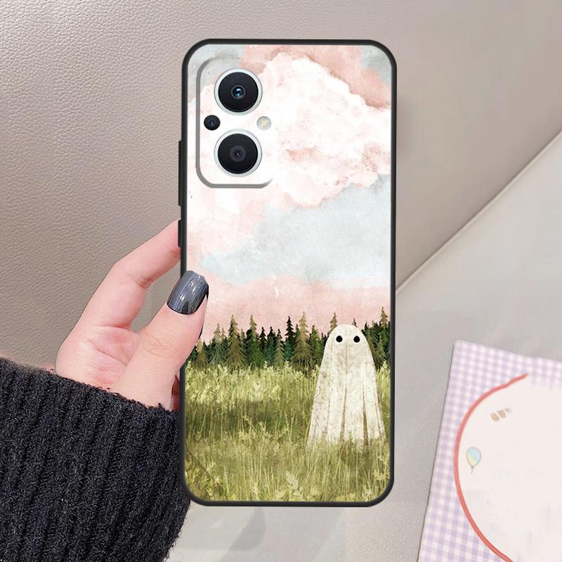 Ghosts Funny Funda For OPPO Reno 12 14 13 11 10 Pro 11F 12F 13F 14F 7 8 Lite OPPO Find X6 X5 X8 X9 Pro Case
